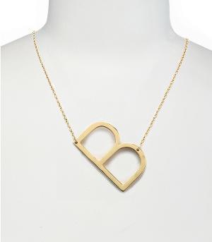 INITIAL JEWELRY :: NECKLACES | RINGS :: Trendy Initial Necklace