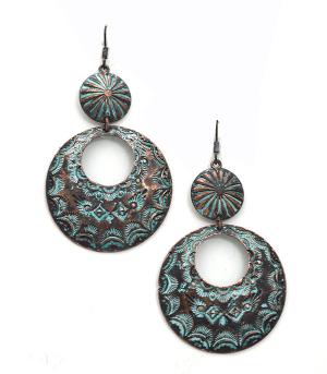 black earrings for western dresses