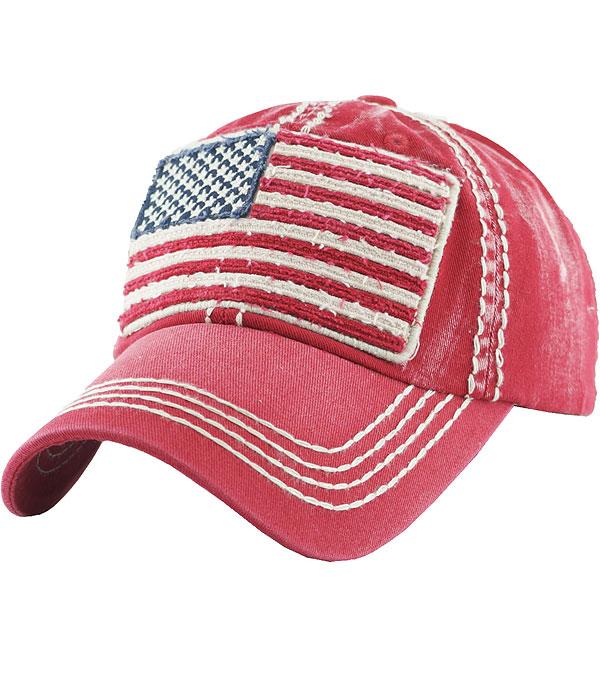 New Arrival :: Wholesale American Flag Vintage  Ballcap