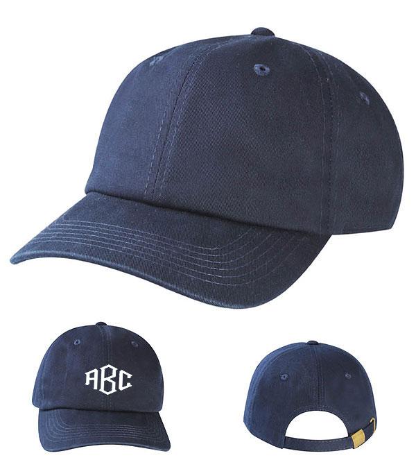 HATS I HAIR ACC :: VISOR I SOLID :: Wholesale Solid Monogram Hats