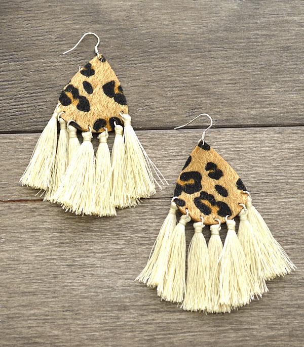 <font color=black>SALE ITEMS</font> :: JEWELRY :: Earrings :: Faux Fur Tassel Earrings