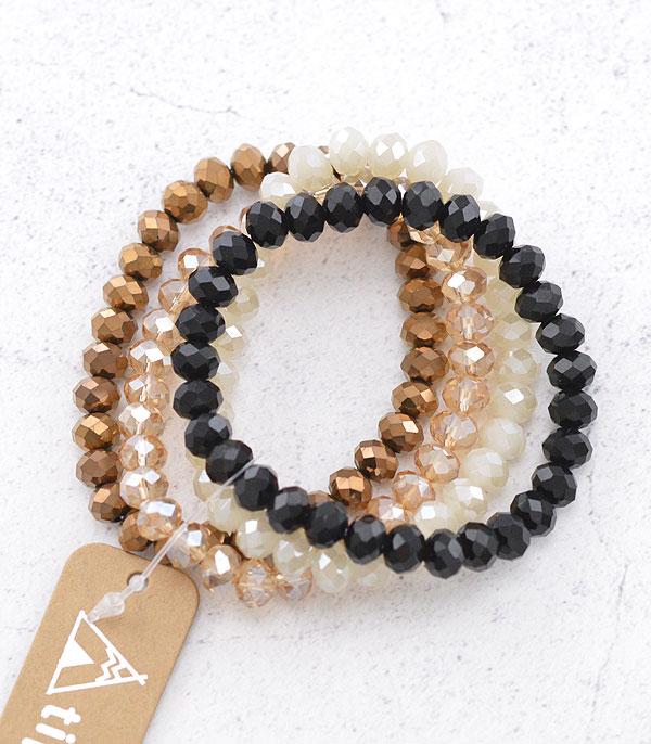 New Arrival :: Glass Bead Stacking Bracelets