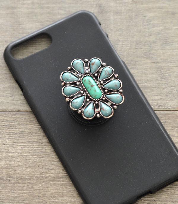 New Arrival :: Wholesale Turquoise Pop Up Phone Grip