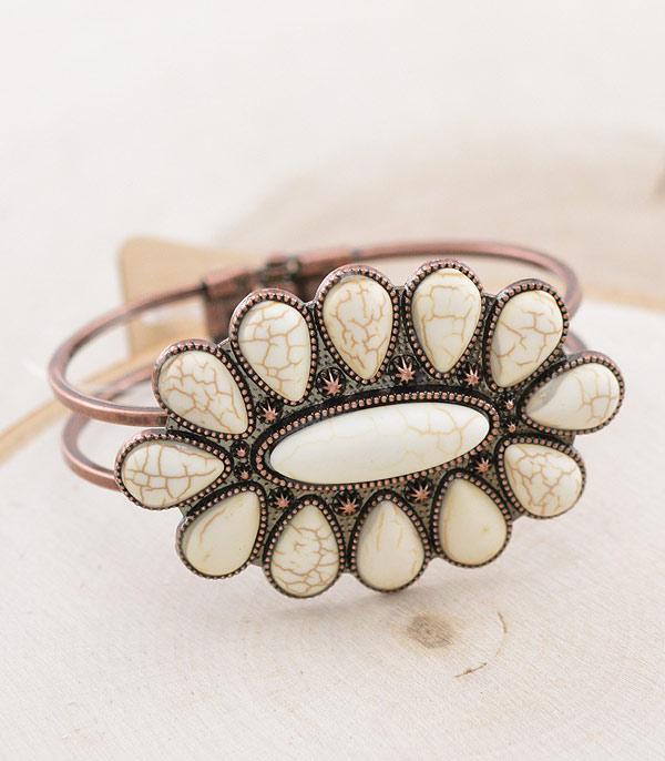BRACELETS :: CUFF I BANGLE :: Wholesale Western Turquoise Stone Bracelet