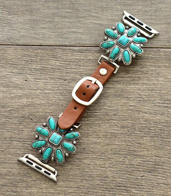 New Arrival :: Wholesale Western Turquoise Apple Watch Band