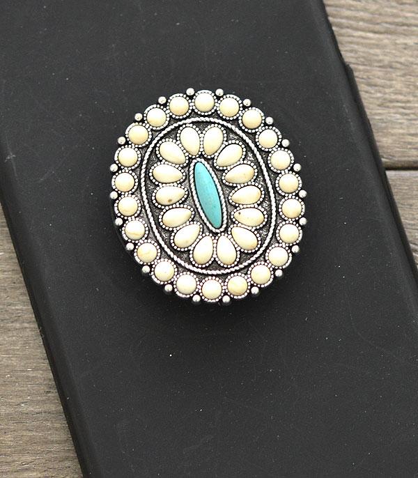 New Arrival :: Wholesale Turquoise Self Adhesive Charm