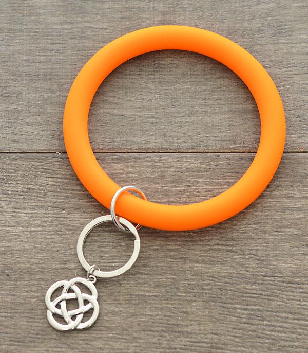 <font color=black>SALE ITEMS</font> :: MISCELLANEOUS :: Wholesale Infinity Knot Silicone Bangle Keychain