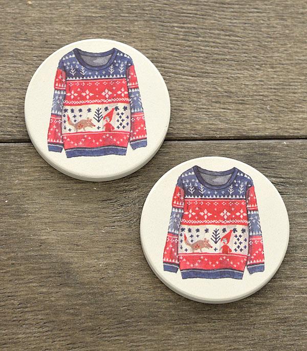 <font color=black>SALE ITEMS</font> :: MISCELLANEOUS :: Wholesale Christmas Car Coaster Set
