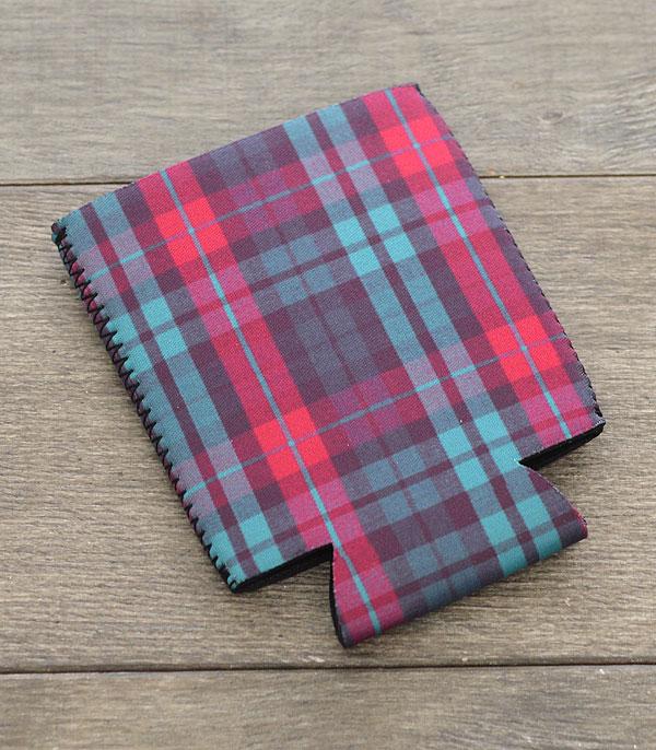 <font color=black>SALE ITEMS</font> :: MISCELLANEOUS :: Wholesale Plaid Design Drink Sleeve