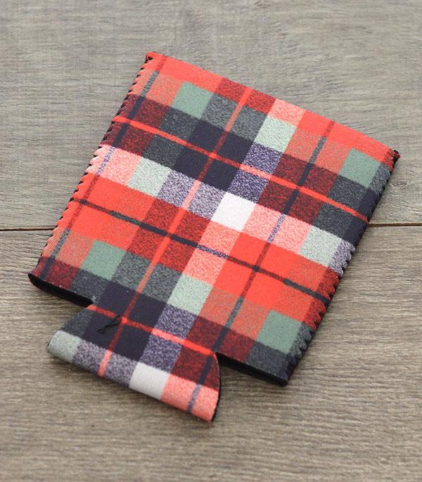 <font color=black>SALE ITEMS</font> :: MISCELLANEOUS :: Wholesale Plaid Pattern Drink Sleeve