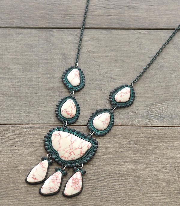 <font color=black>SALE ITEMS</font> :: JEWELRY :: Necklaces :: Wholesale Western Handcraft Turquoise Necklace