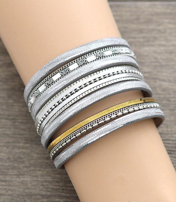 <font color=black>SALE ITEMS</font> :: JEWELRY :: Bracelets :: Wholesale Multi Strand Magnetic Bracelet