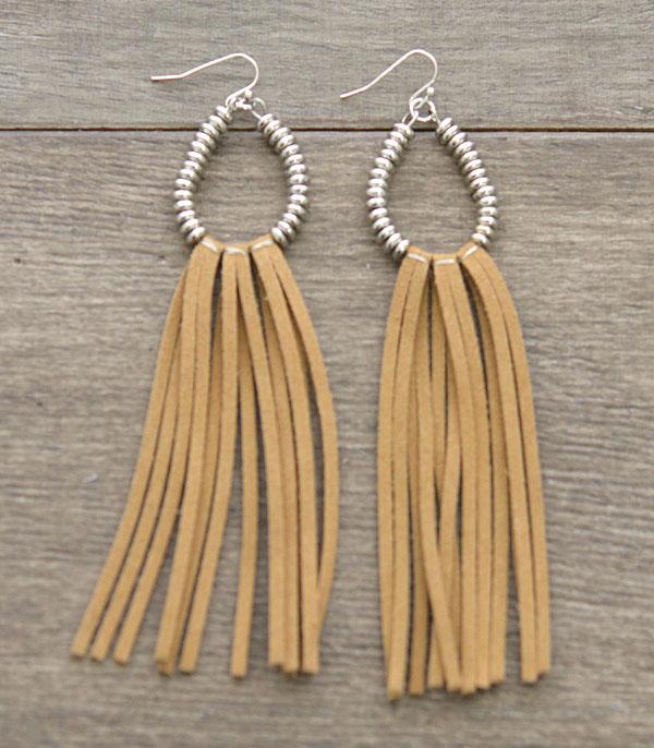 <font color=black>SALE ITEMS</font> :: JEWELRY :: Earrings :: Wholesale Teardrop Metal Tassel Earrings