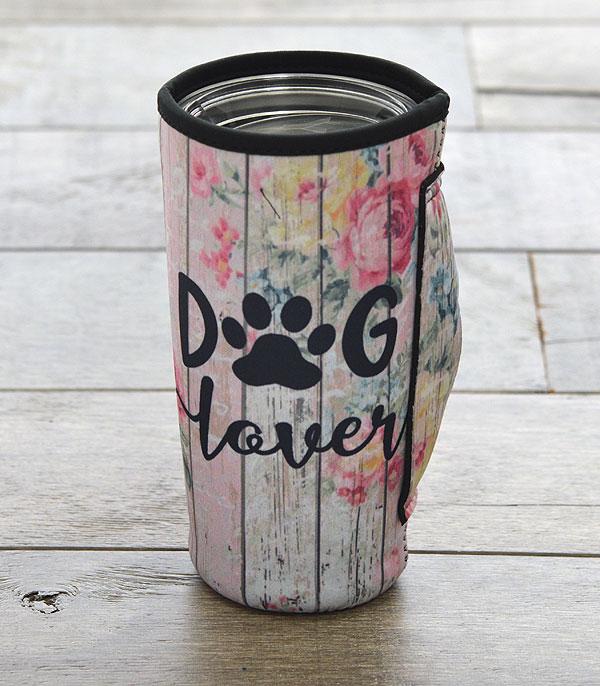 New Arrival :: Wholesale Dog Lover Tumbler Drink Sleeve