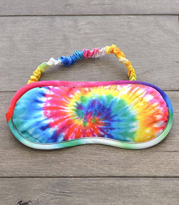 <font color=black>SALE ITEMS</font> :: MISCELLANEOUS :: Wholesale Tie Dye Silk Satin Sleep Mask 