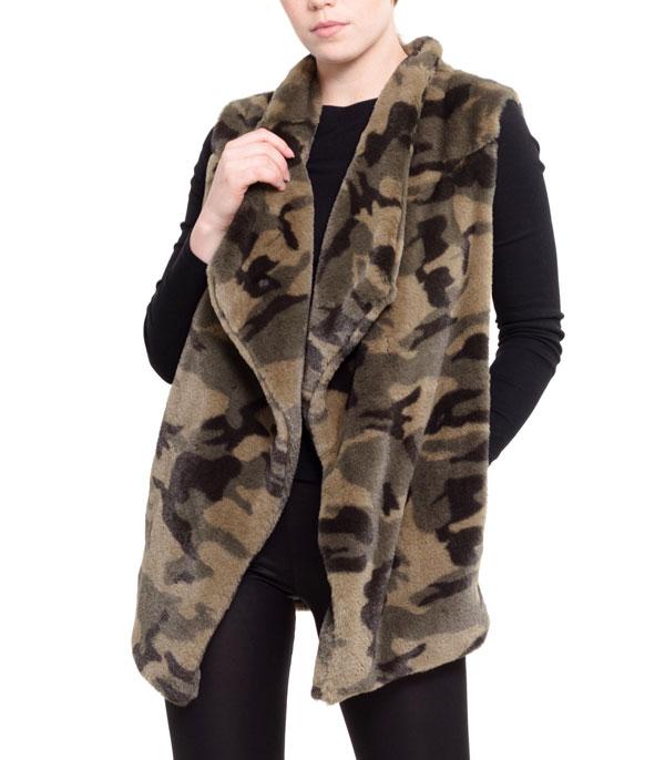 <font color=black>SALE ITEMS</font> :: SCARVES | APPAREL  :: Apparel :: Wholesale Camo Print  Soft Vest