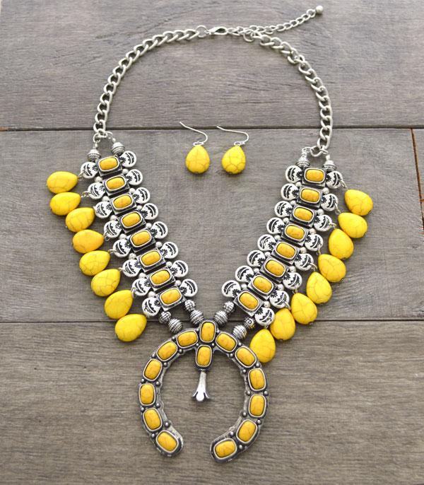 <font color=black>SALE ITEMS</font> :: JEWELRY :: Necklaces :: Wholesale Squash Blossom Necklace Set