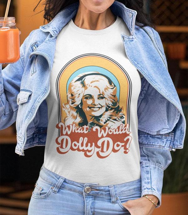 GRAPHIC TEES :: GRAPHIC TEES :: Wholesale What Would Dolly Do Vintage Tshirt