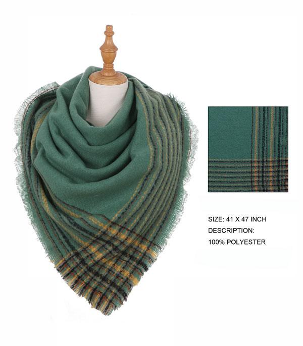 <font color=black>SALE ITEMS</font> :: SCARVES | APPAREL  :: Scarves :: Wholesale Plaid Blanket Scarf