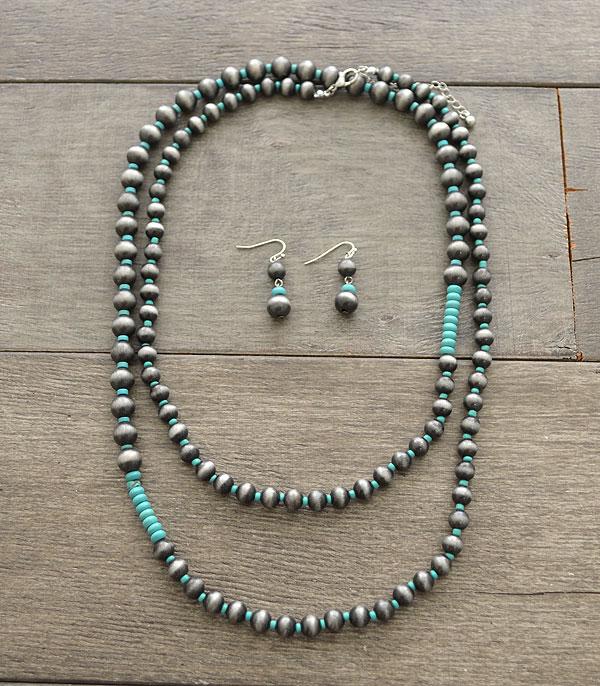 Wholesale Handbag Fashion Jewelry NEK3672SL Wholesale Navajo Pearl