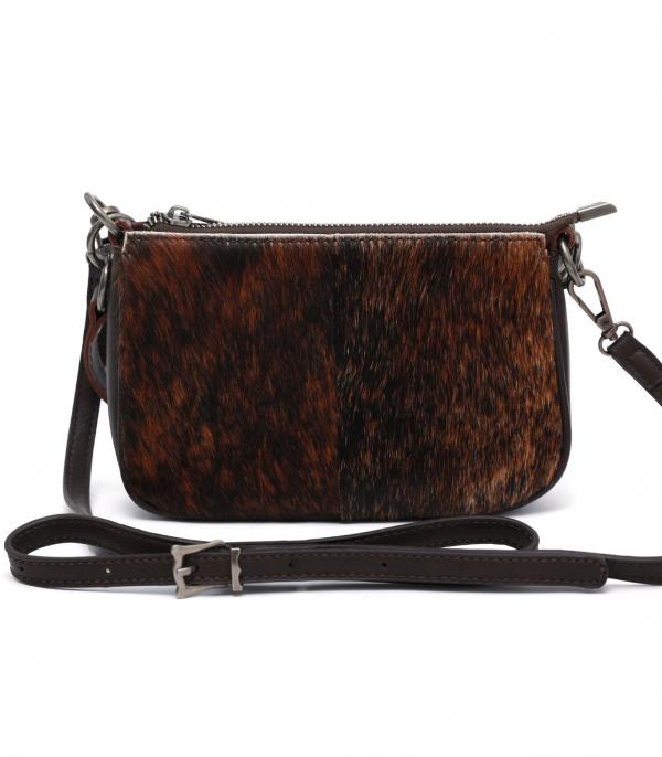 MONTANAWEST BAGS :: CROSSBODY BAGS :: Wholesale Genuine Leather Calf Hair Crossbody Bag