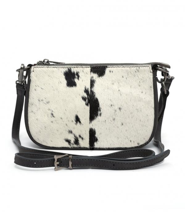 MONTANAWEST BAGS :: CROSSBODY BAGS :: Wholesale Genuine Leather Calf Hair Crossbody Bag