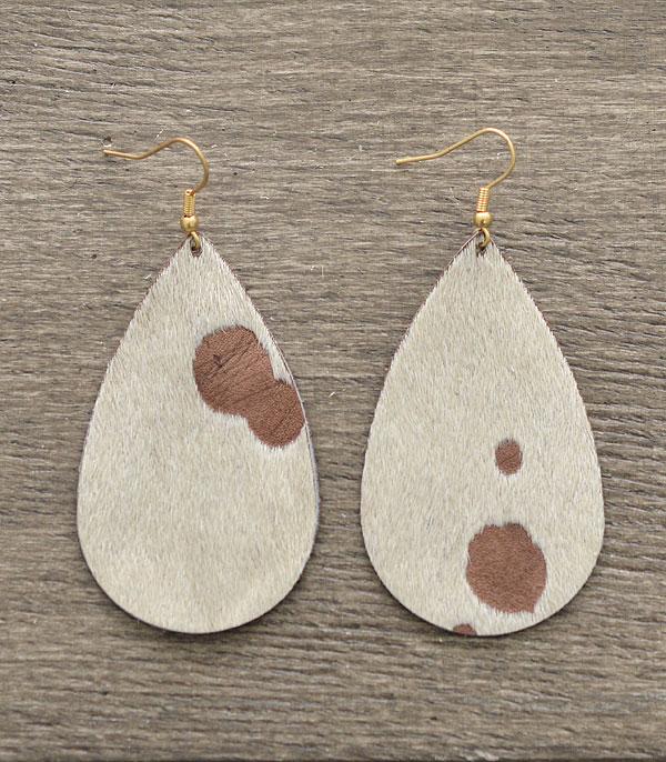 <font color=black>SALE ITEMS</font> :: JEWELRY :: Earrings :: Wholesale Genuine Leather Tear Drop Earrings