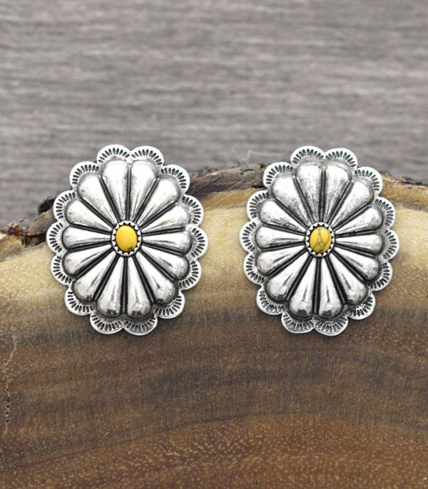 EARRINGS :: POST EARRINGS :: Wholesale Western Concho Post Earrings