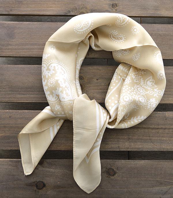 KIMONO I SCARVES :: SCARF / SCARF RING :: Wholesale Floral Paisley Scarf