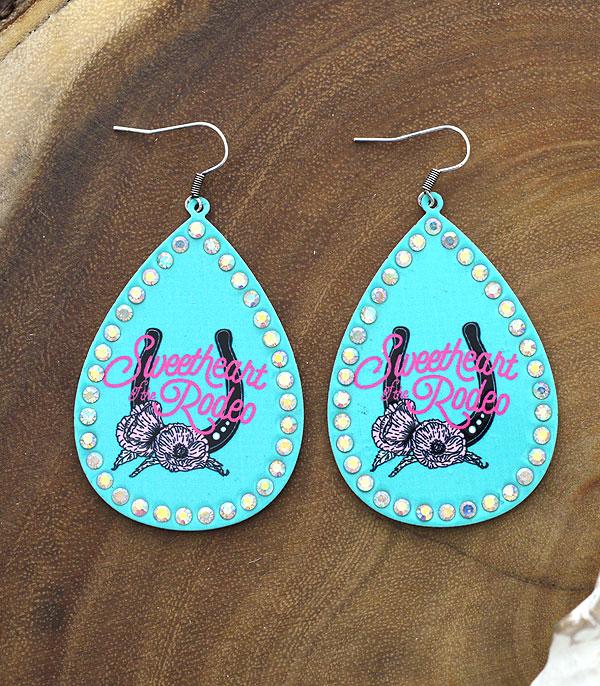 <font color=black>SALE ITEMS</font> :: JEWELRY :: Earrings :: Wholesale Sweetheart Rodeo Western Earrings