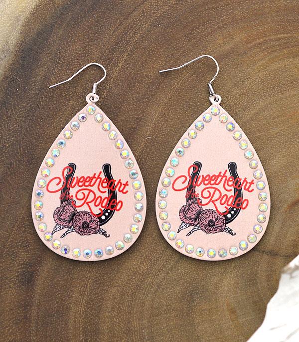 <font color=black>SALE ITEMS</font> :: JEWELRY :: Earrings :: Wholesale Sweetheart Rodeo Western Earrings