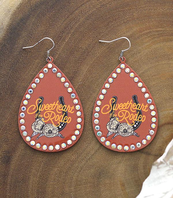 <font color=black>SALE ITEMS</font> :: JEWELRY :: Earrings :: Wholesale Sweetheart Rodeo Western Earrings