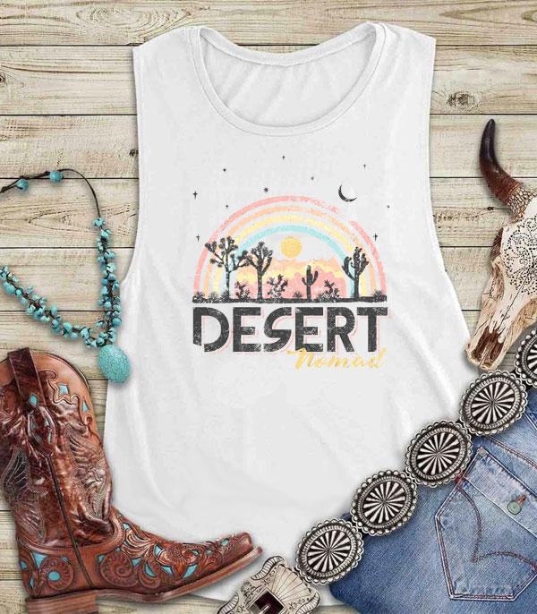 GRAPHIC TEES :: GRAPHIC TEES :: Wholesale Vintage Desert Nomad Muscle Tank