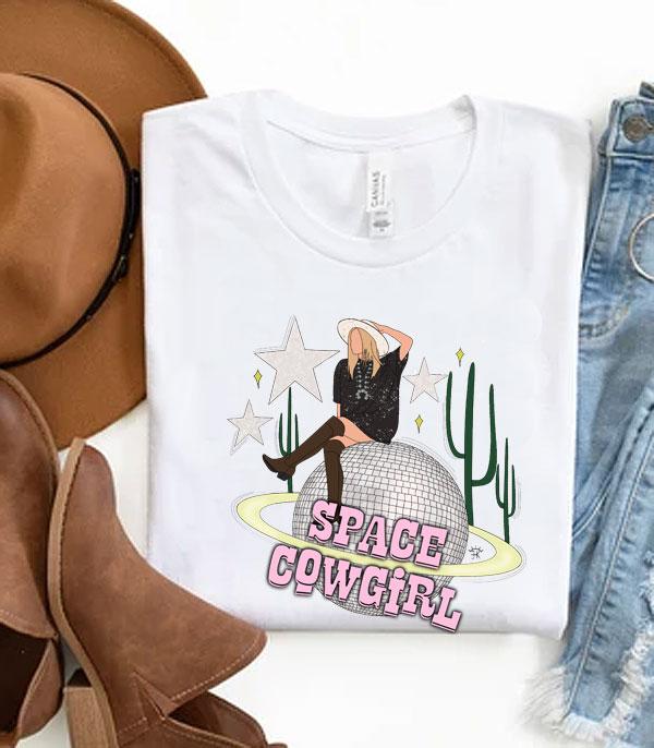 GRAPHIC TEES :: GRAPHIC TEES :: Wholesale Space Cowgirl Short Sleeve Tshirt