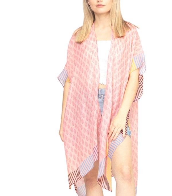 KIMONO I SCARVES :: KIMONO / PONCHO :: Wholesale Bohemian Light Weight Kimono