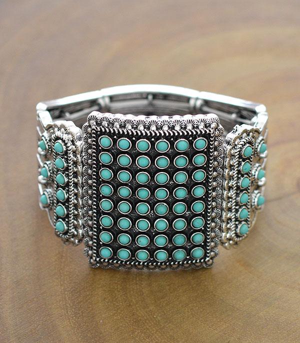 New Arrival :: Wholesale Tipi Turquoise Western Bracelet