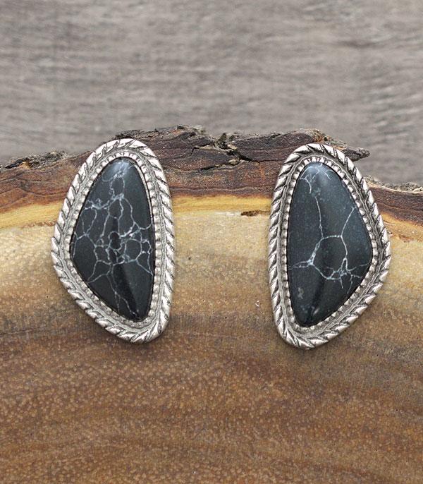 <font color=black>SALE ITEMS</font> :: JEWELRY :: Earrings :: Wholesale Turquoise Stone Post Earrings
