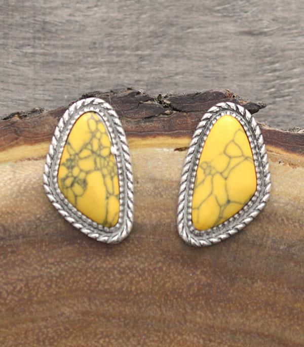<font color=black>SALE ITEMS</font> :: JEWELRY :: Earrings :: Wholesale Turquoise Stone Post Earrings