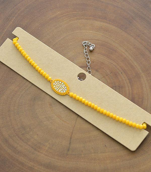 <font color=black>SALE ITEMS</font> :: JEWELRY :: Necklaces :: Wholesale Rhinestone Bead Choker Necklace