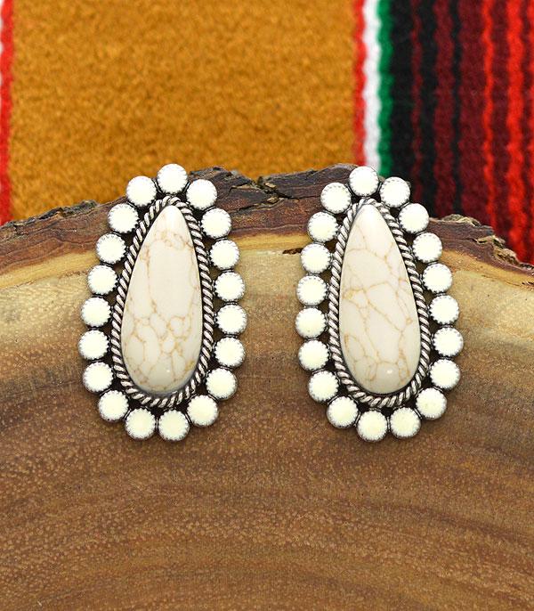 <font color=black>SALE ITEMS</font> :: JEWELRY :: Earrings :: Wholesale Teardrop Turquoise Post Earrings