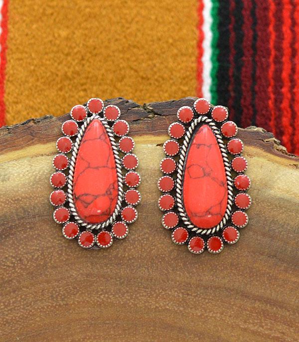 <font color=black>SALE ITEMS</font> :: JEWELRY :: Earrings :: Wholesale Teardrop Turquoise Post Earrings