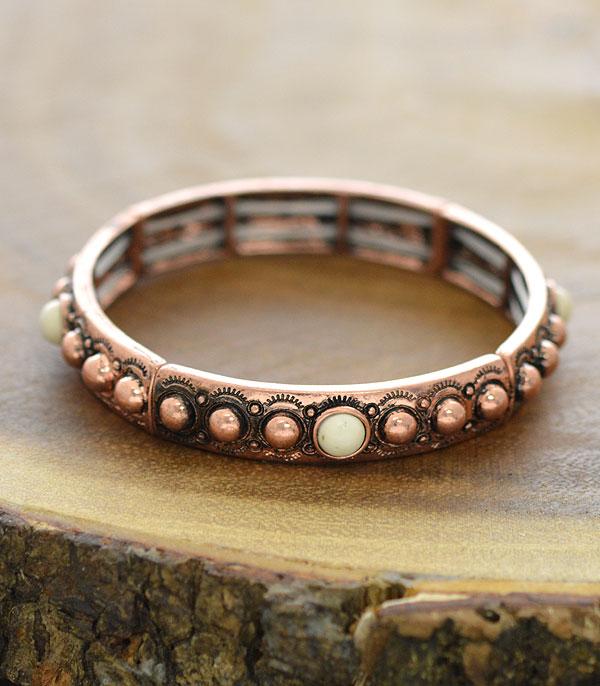 New Arrival :: Wholesale Western Semi Stone Stackable Bracelet