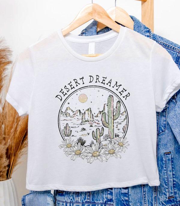 GRAPHIC TEES :: GRAPHIC TEES :: Wholesale Desert Dreamer Vintage Crop Tshirt