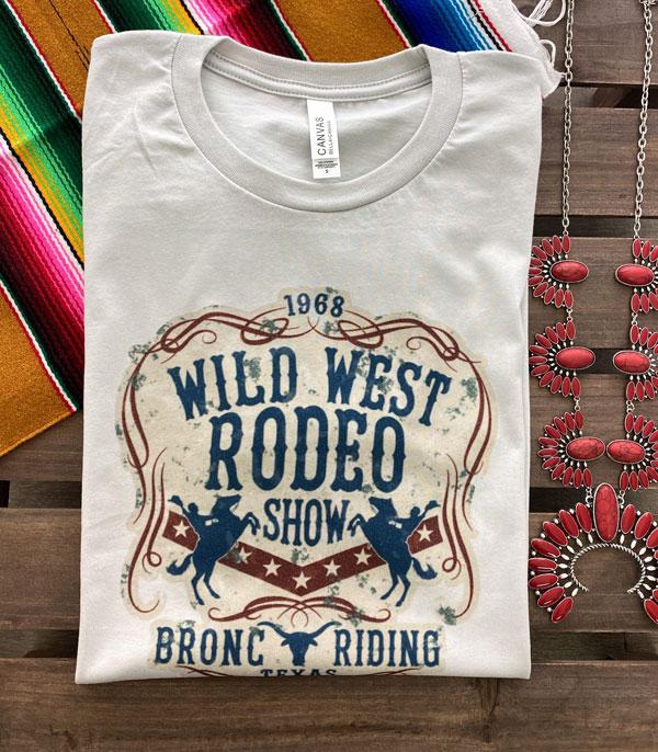 GRAPHIC TEES :: GRAPHIC TEES :: Wholesale Wild West Rodeo Western Vintage Tee