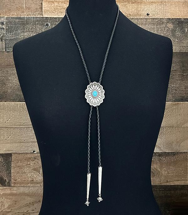 NECKLACES :: WESTERN TREND :: Wholesale Tipi Western Concho Bolo Necklace