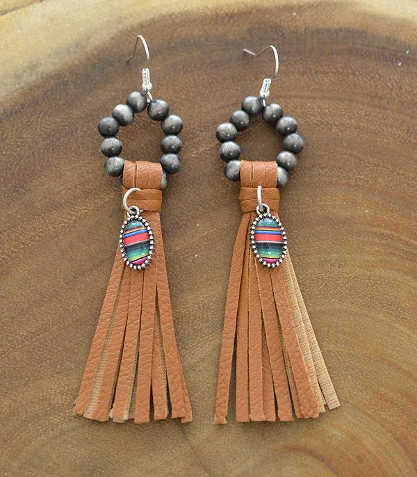 <font color=black>SALE ITEMS</font> :: JEWELRY :: Earrings :: Wholesale Navajo Pearl Bead Tassel Earrings