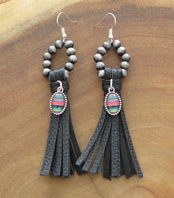 <font color=black>SALE ITEMS</font> :: JEWELRY :: Earrings :: Wholesale Navajo Pearl Bead Tassel Earrings