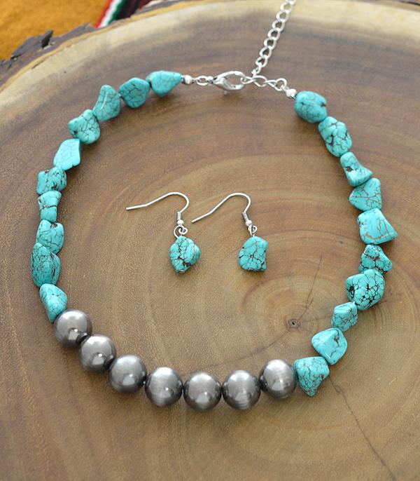 New Arrival :: Wholesale Turquoise Navajo Necklace Set
