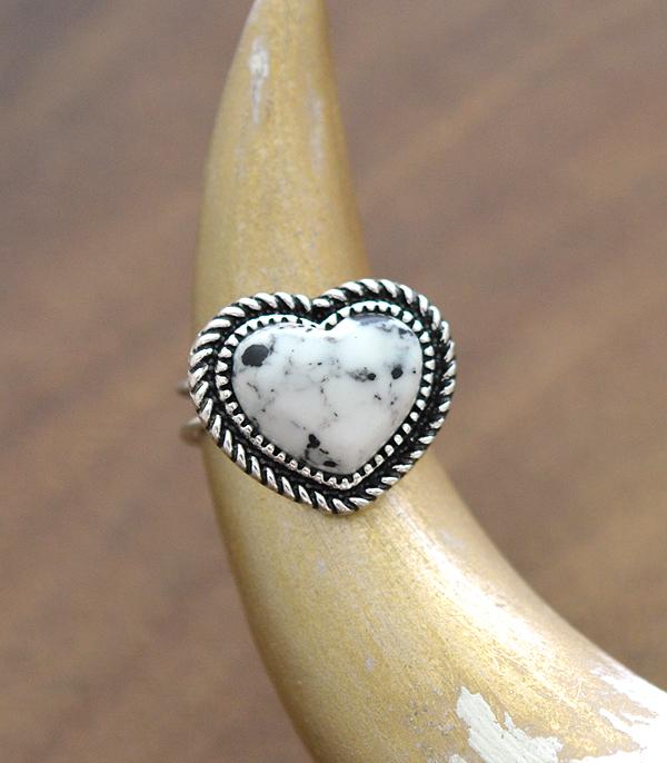 New Arrival :: Wholesale Semi Stone Heart Ring