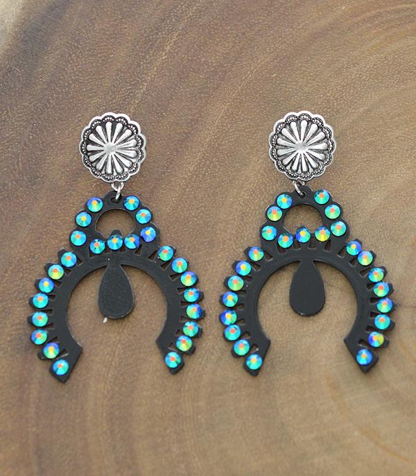 <font color=black>SALE ITEMS</font> :: JEWELRY :: Earrings :: Wholesale Concho Post Squash Blossom Earrings